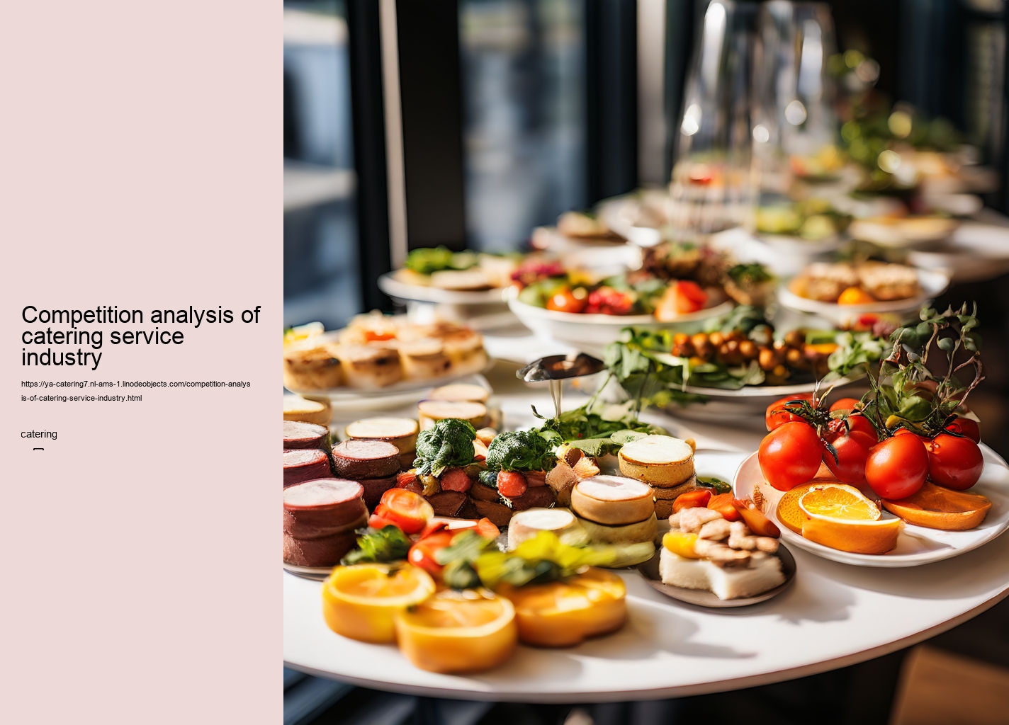 Competition analysis of catering service industry